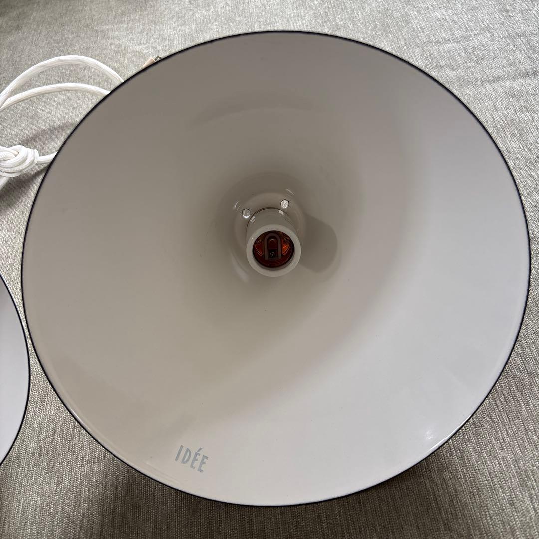 IDÉE イデー　ホーローランプ 2個セット