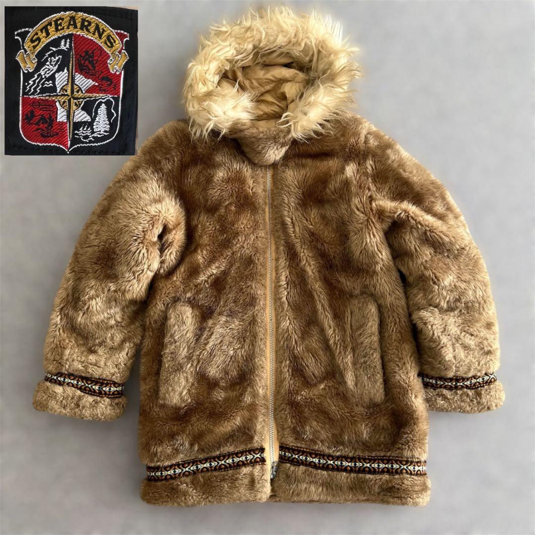 【希少】70s USA製 STEARNS エスキモーフーディーダウンコート