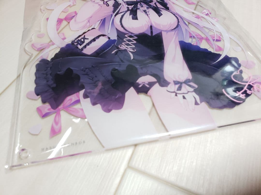 はすね　はすねや　fanbox 継続特典　　アクリルボード　直筆サイン入り