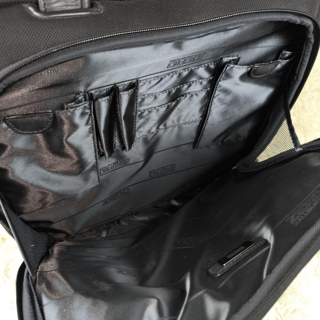 ✨美品✨ ゼロハリバートン ビジネスキャリー ナイロン 2室 2輪 大容量 黒