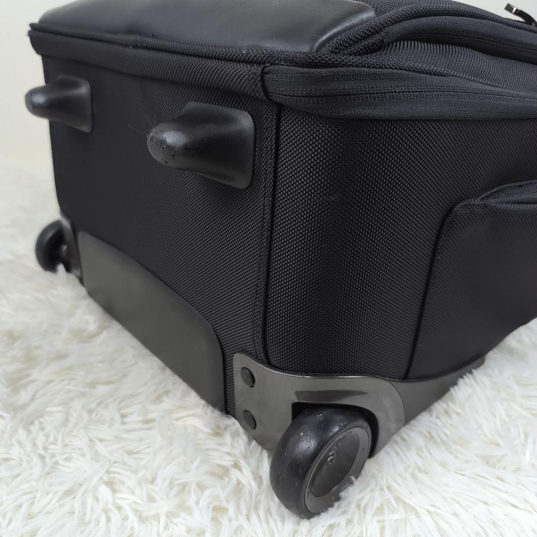 ✨美品✨ ゼロハリバートン ビジネスキャリー ナイロン 2室 2輪 大容量 黒