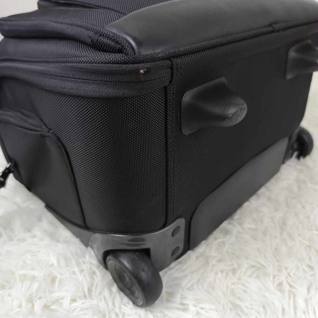 ✨美品✨ ゼロハリバートン ビジネスキャリー ナイロン 2室 2輪 大容量 黒