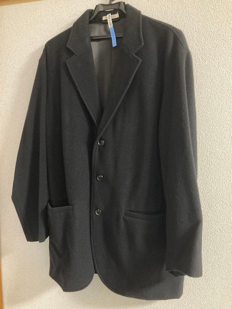 ジャケット・アウター AURALEE CASHMERE WOOL MOSSER OVER JACKET
