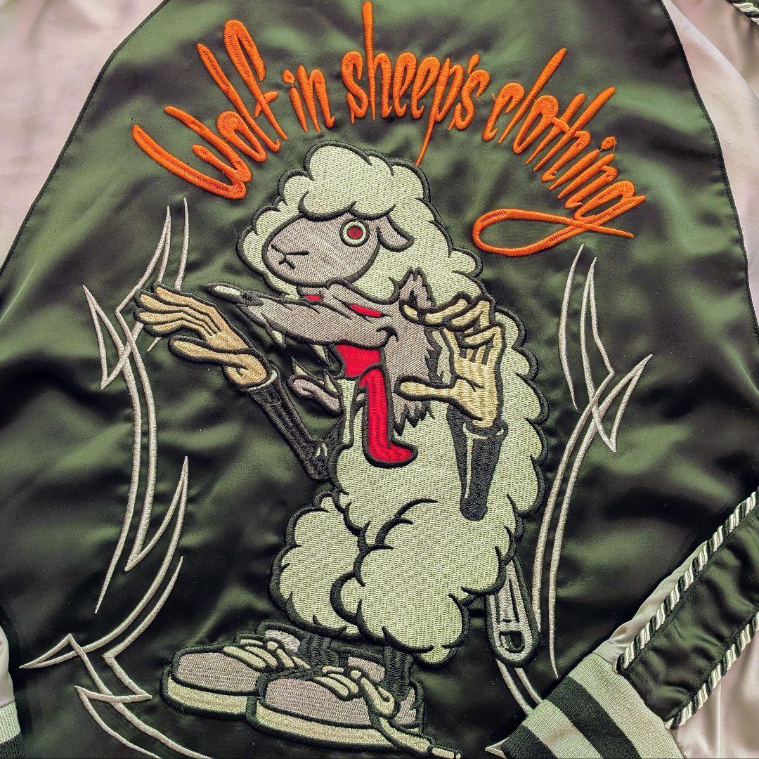 MAN WITH A MISSION リバーシブルスカジャン L