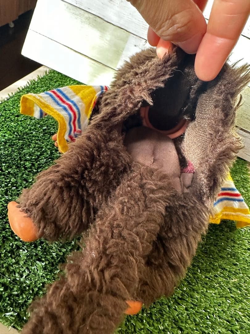 モンチッチ ぬいぐるみパペット　アンティーク品