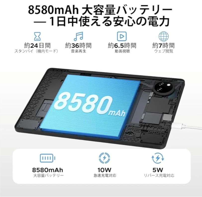 Android15 タブレット 11インチ 30GB+128GB+2TB 8コア