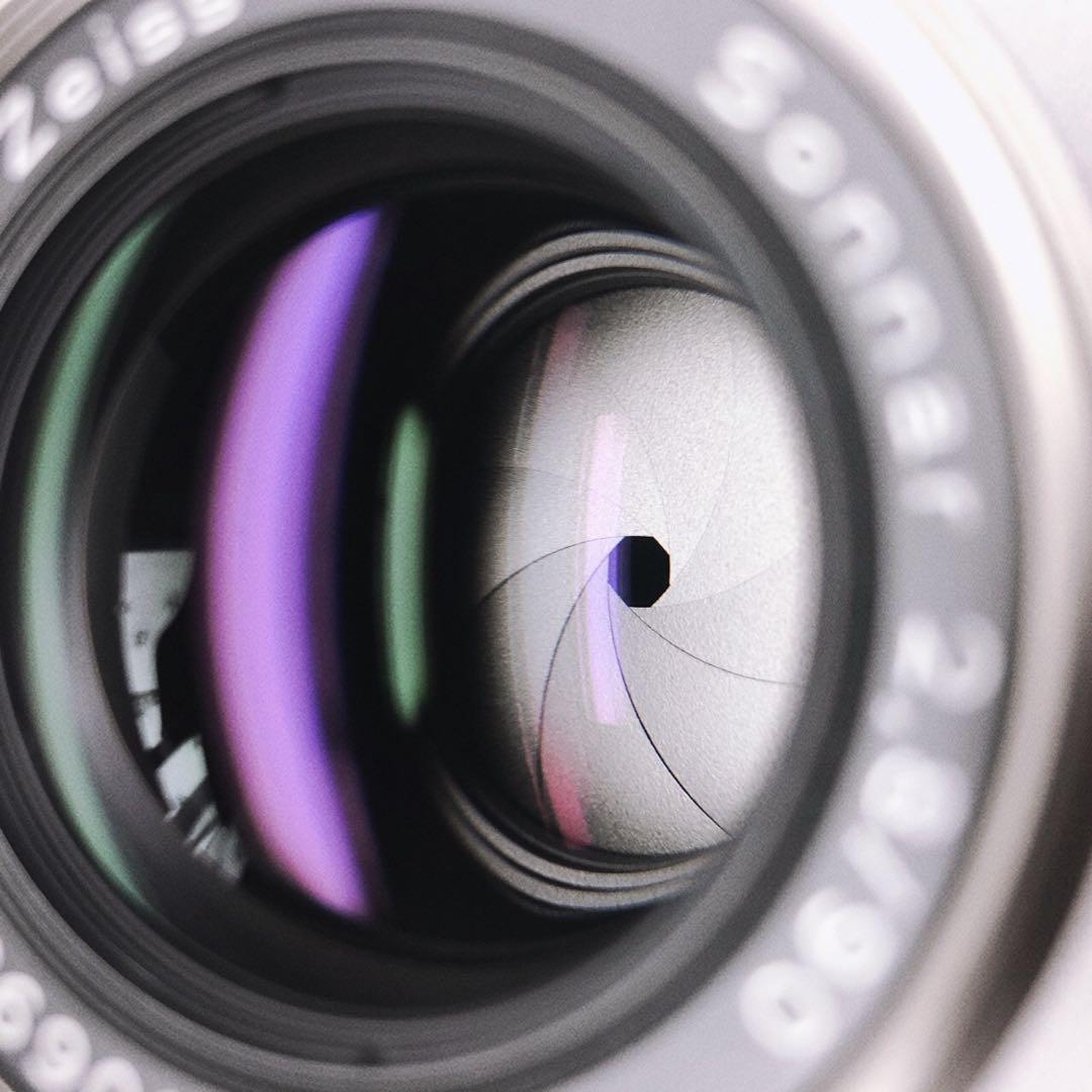 【極上】 Carl Zeiss T* Sonnar 2.8/90 単焦点レンズ