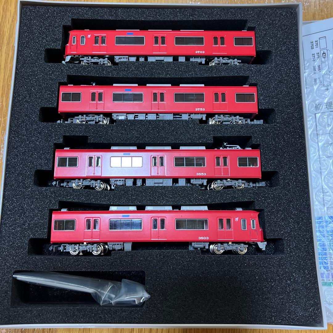 グリーンマックス　名鉄3700系 2次車　基本4両セット（動力付き）