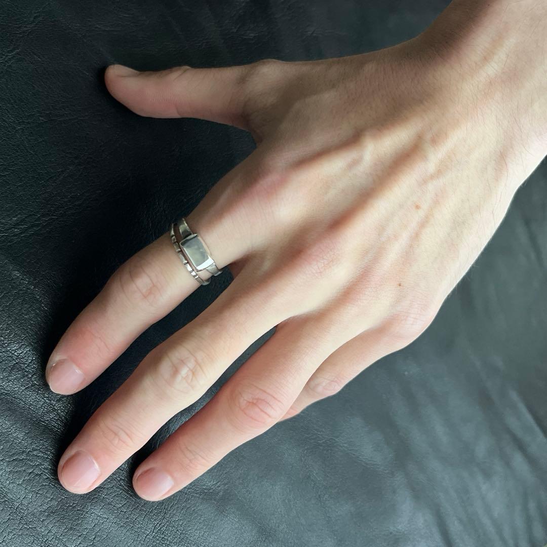 フランス　スターリング　シルバー　リング　セット　ヴィンテージ　JU