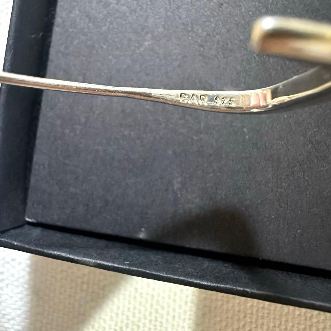 BAR JEWELLERY ピアス　シルバー925 ミニシルバーフックピアス