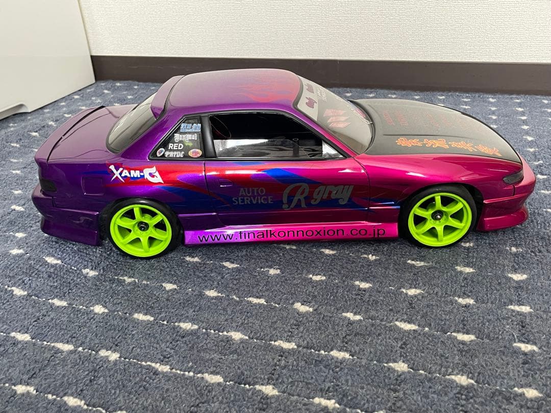 ラジコンボディ S13 シルビア 中村直樹 BURST