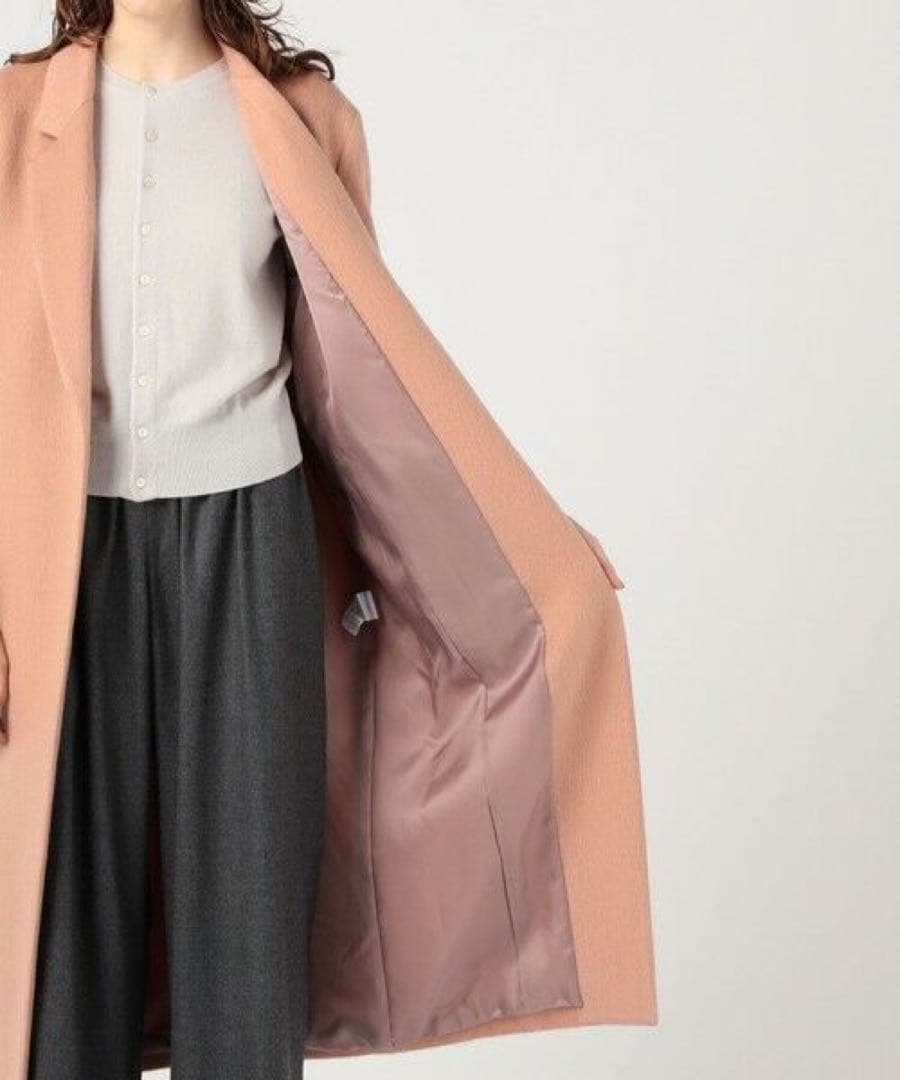 デプレ トゥモローランド キッドモヘヤミニシャギー チェスターコート