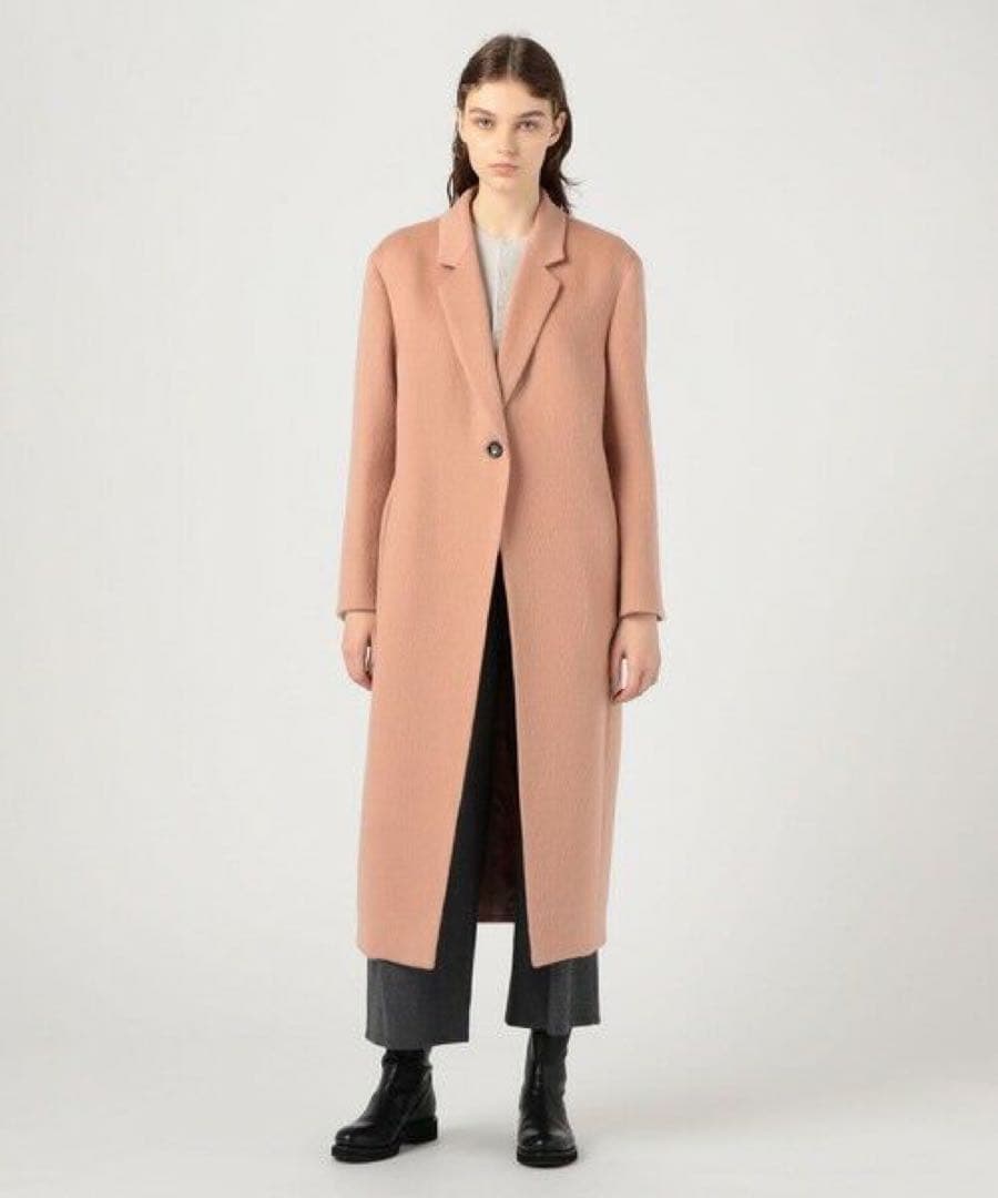 デプレ トゥモローランド キッドモヘヤミニシャギー チェスターコート