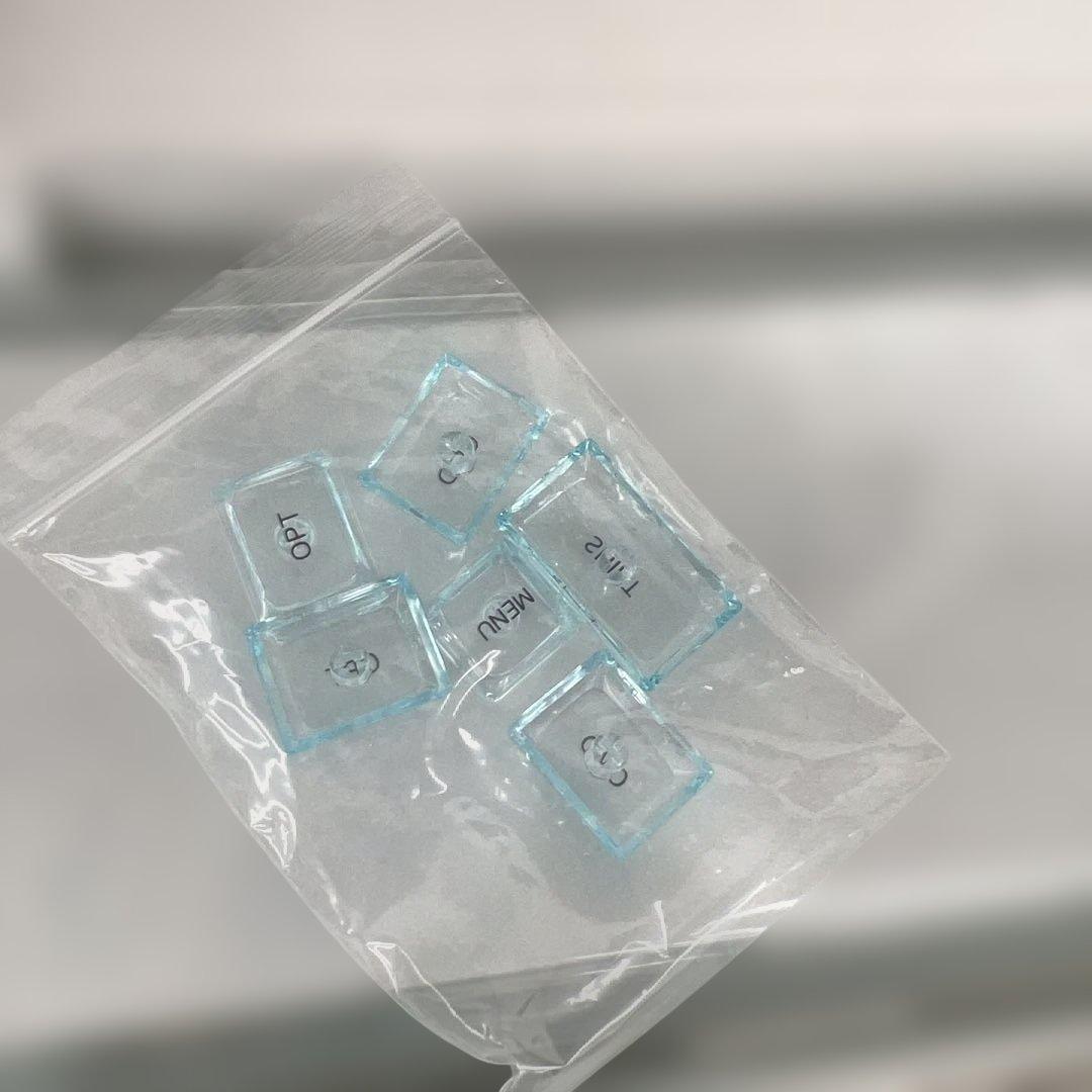 512441 YUNZII X71 メカニカルゲーミングキーボード　ライトブルー