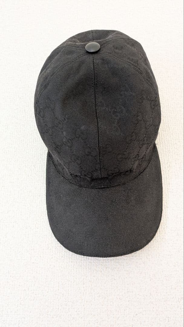 ブラック GGパターン ベースボールキャップ