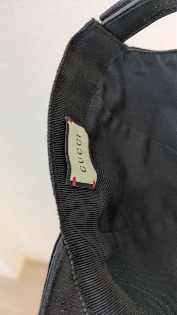 ブラック GGパターン ベースボールキャップ