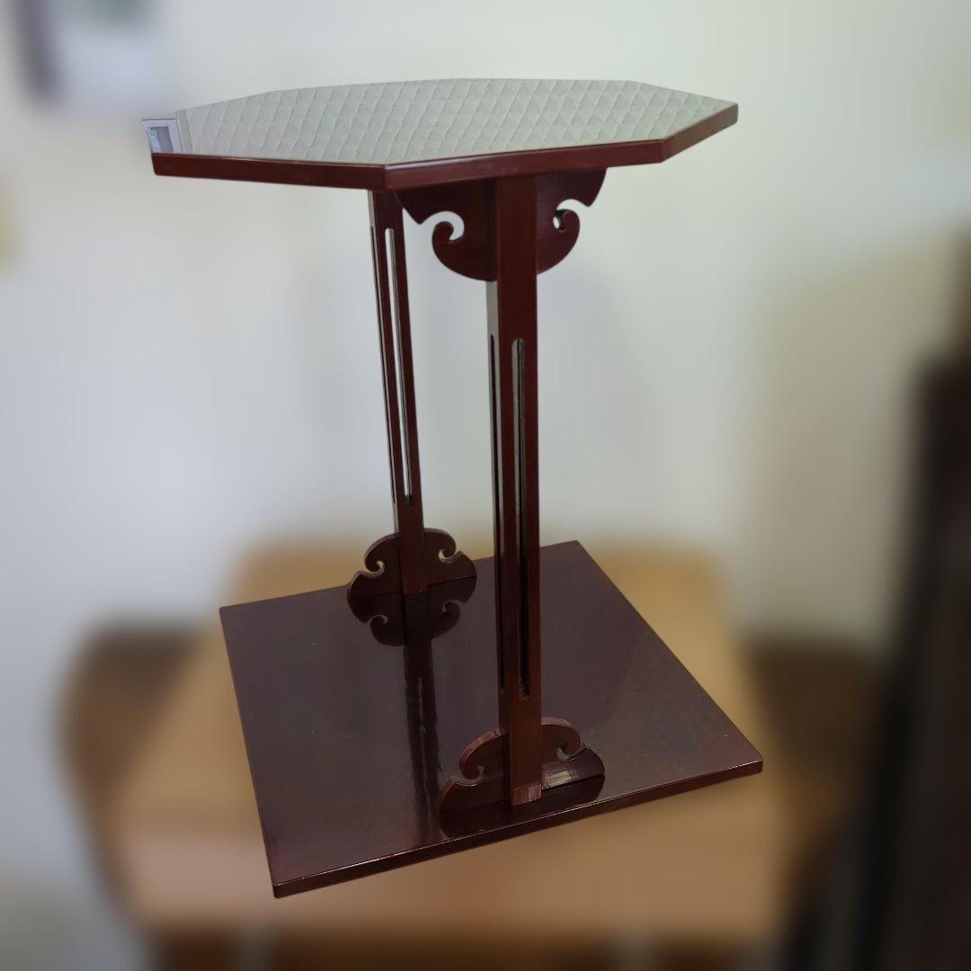 寿棚　茶道具　棚　漆器　木製　茶道　組み立て　お点前　木箱