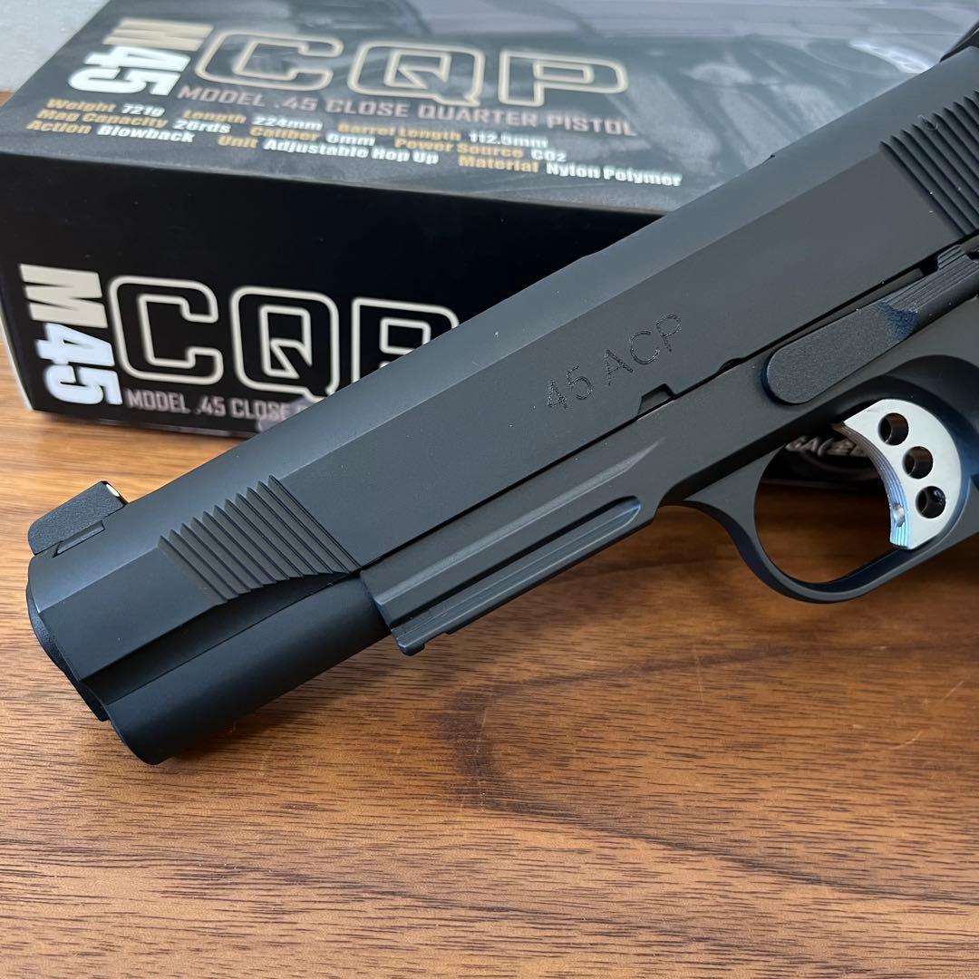 美品 カーボネイト Carbon8 M45 CQP CO2 ガスガン