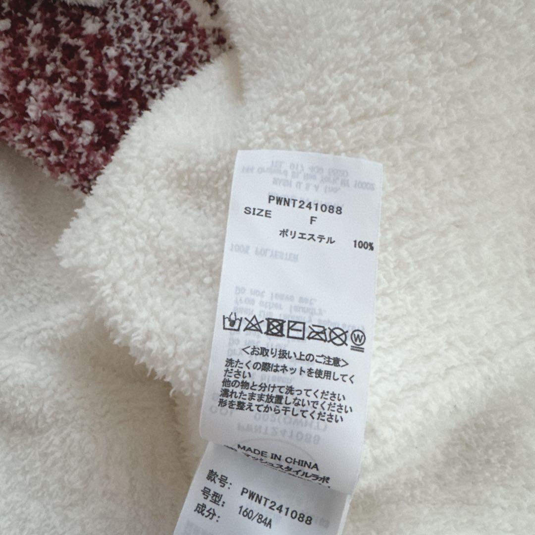 ジェラートピケ チェリージャガードプルオーバー&リブフレアショートパンツ