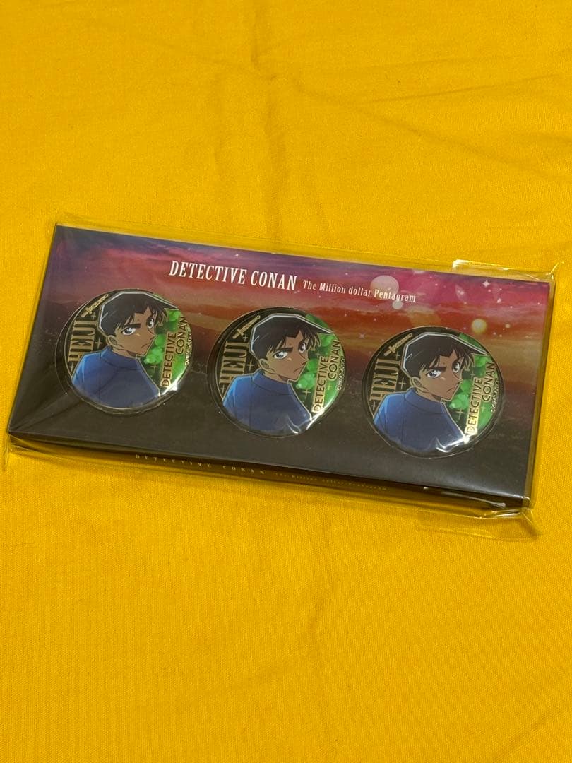 コナン　缶バッジ　完売　レア　服部平次　3点セット