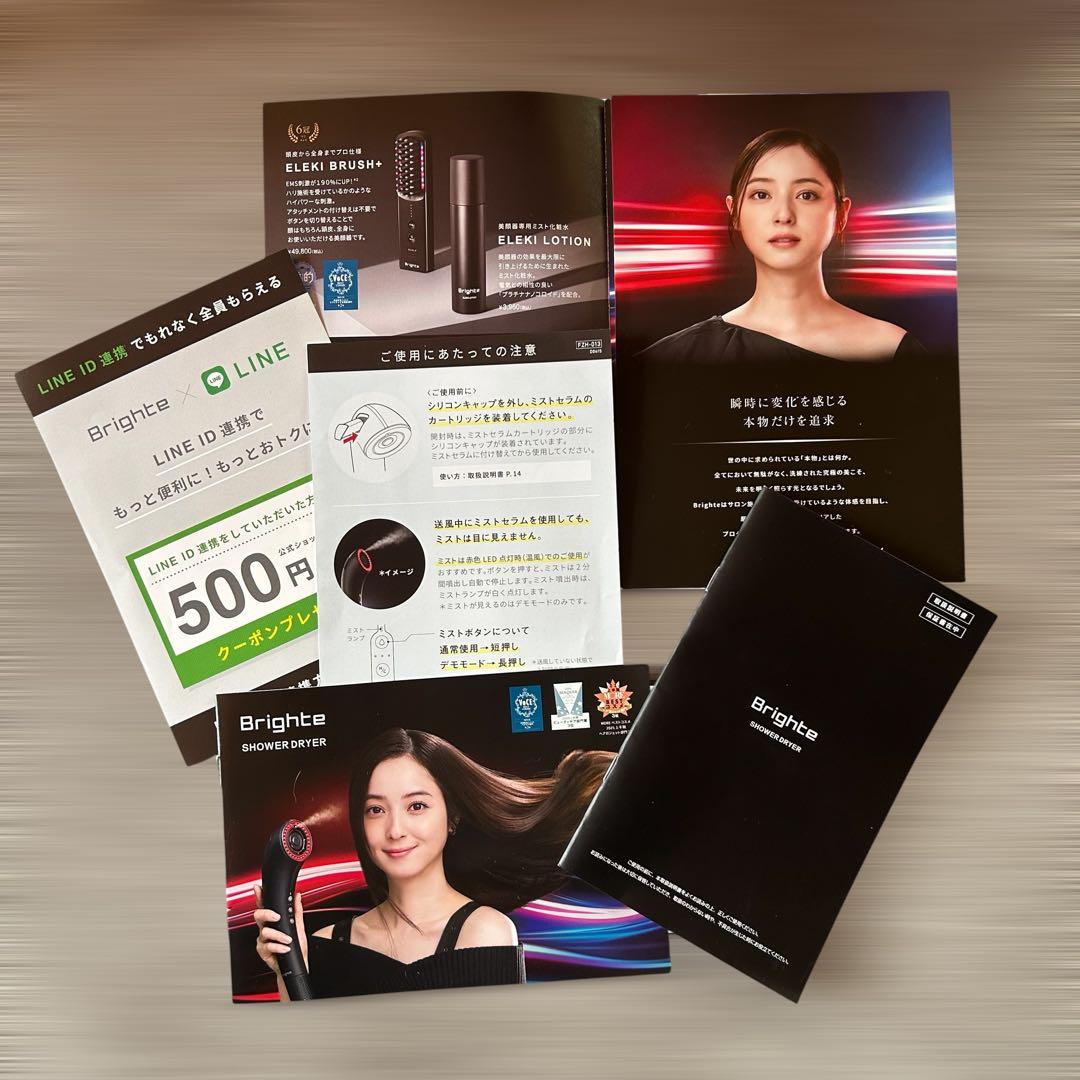 Brighte シャワードライヤー 本体＆付属品