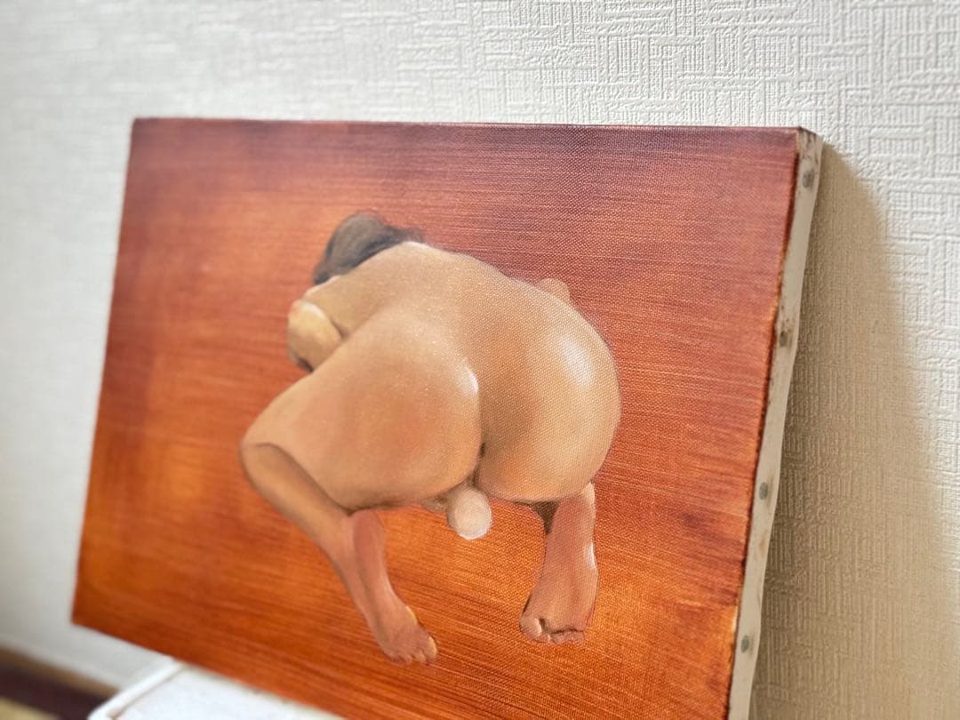 裸婦画　油彩画 油絵　原画 F4