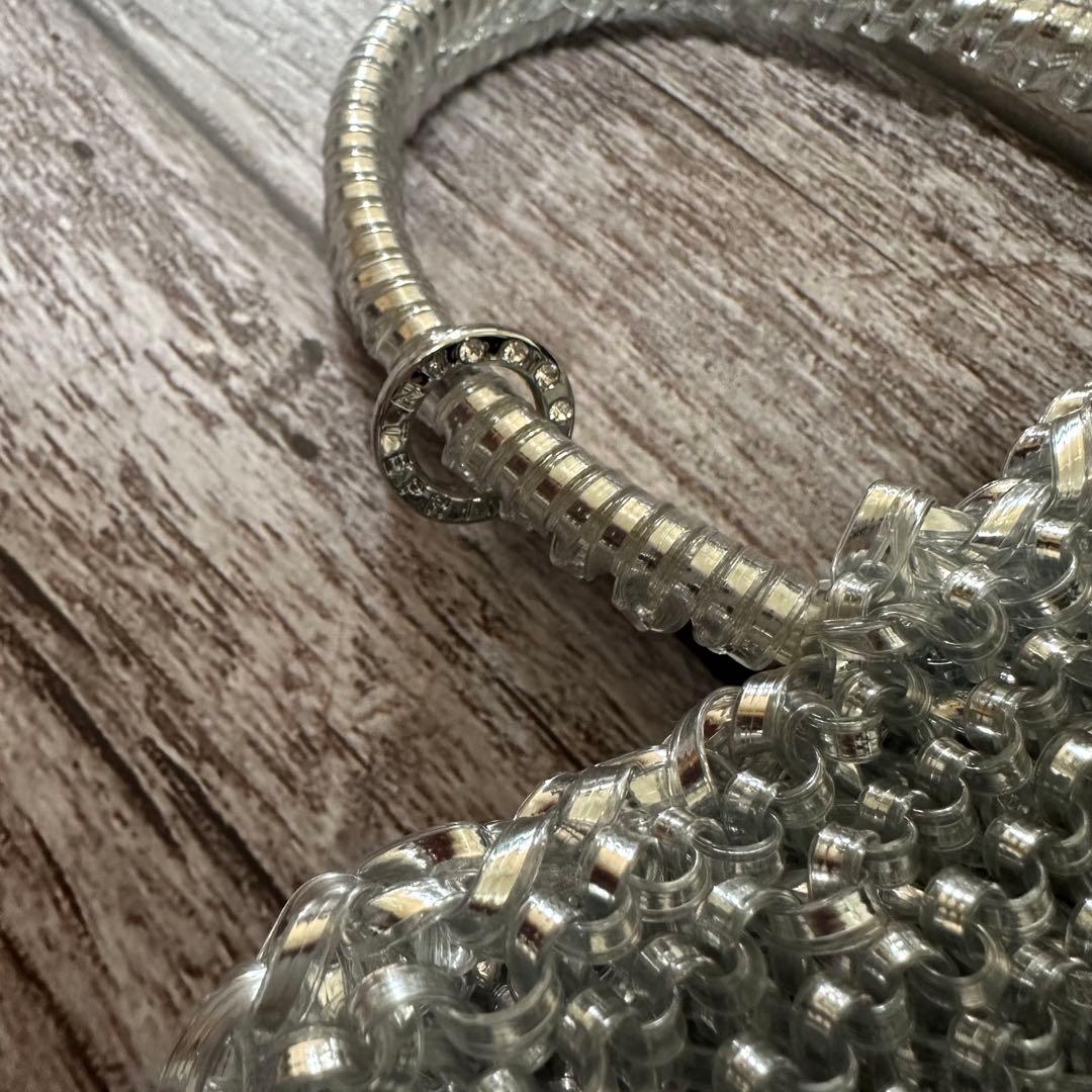 ANTEPRIMA シルバー ビーズ ショルダーバッグ