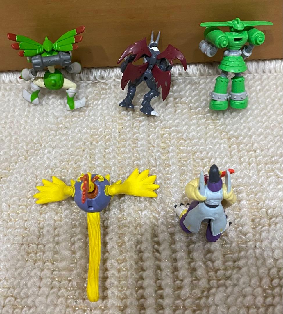 デジモン超進化シリーズ 02フィギュア5体セット 当時物