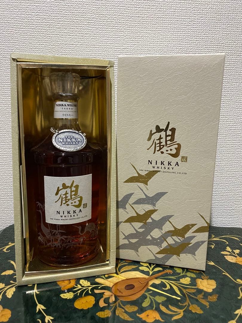 終売品　ニッカ　鶴スリムボトル
