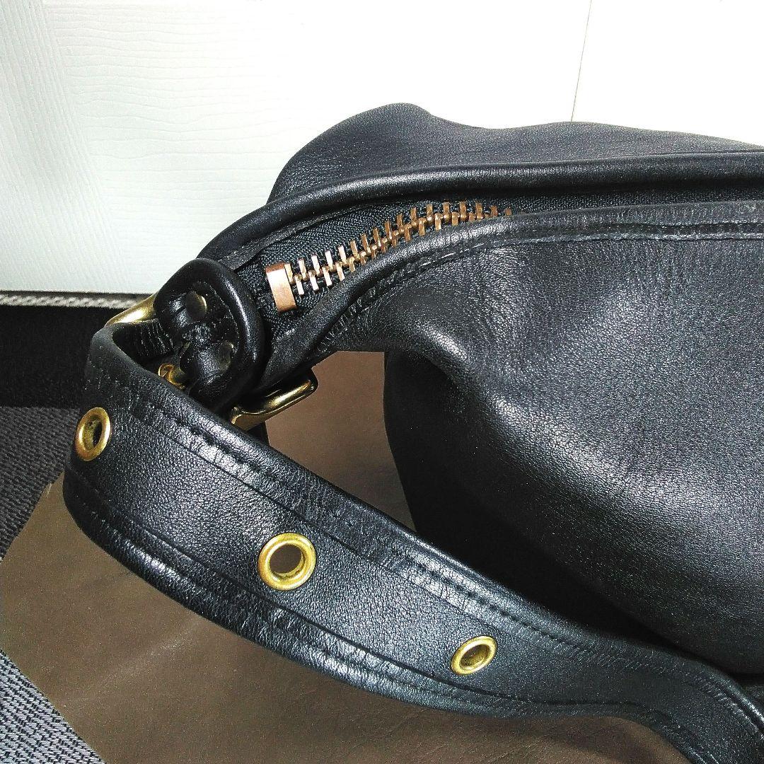 ❮USA製❯オールドCOACHレザーバケット型ショルダーバッグ
