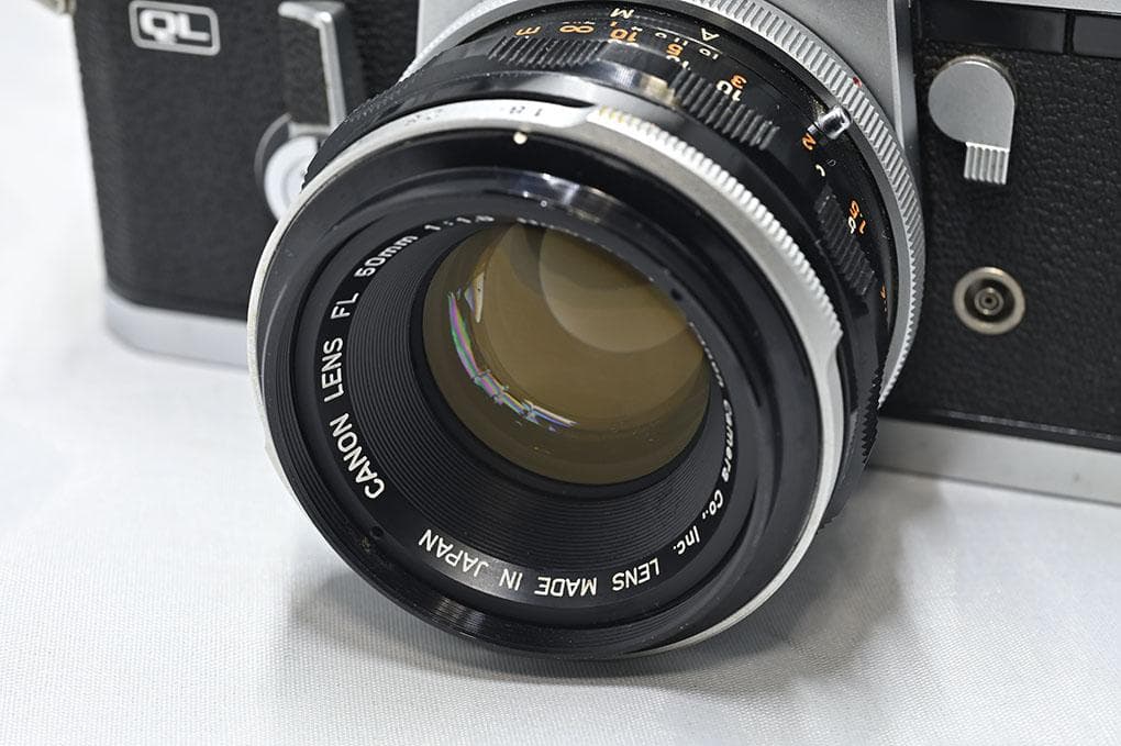 キヤノン FL50mm F1.8Ⅱ FLマウントレンズ