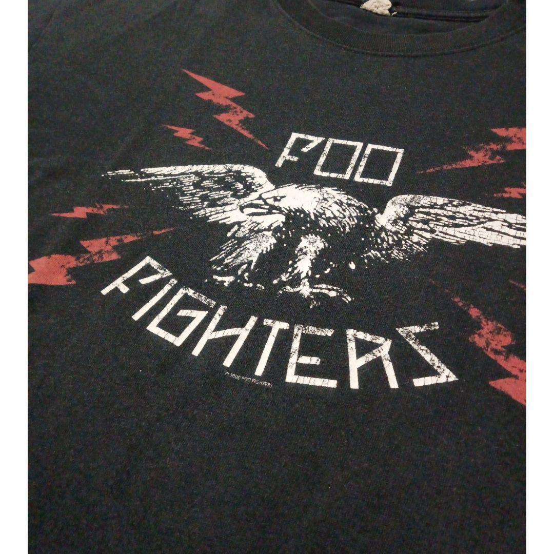 Foo Fighters Tシャツ 黒 鷲デザイン