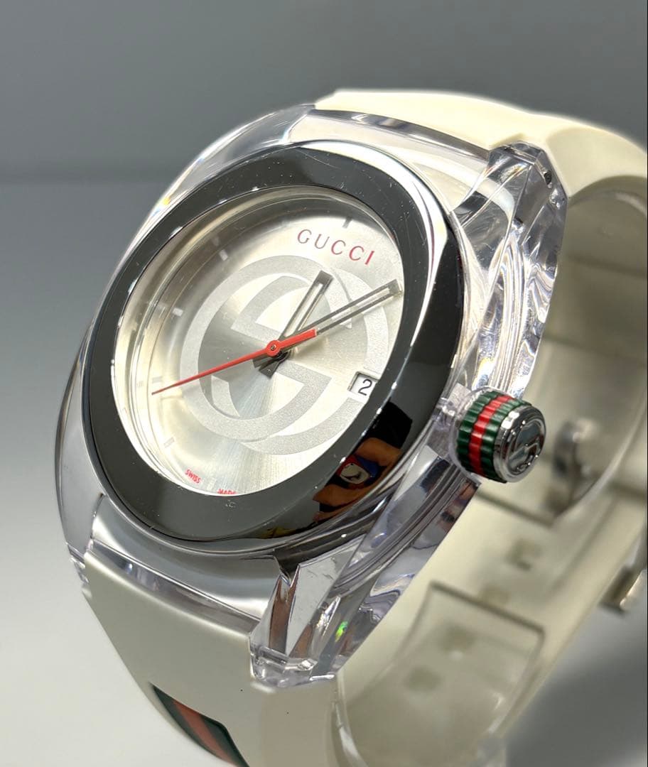 【新品電池】GUCCIグッチ SYNCシンク 137.1 メンズ腕時計