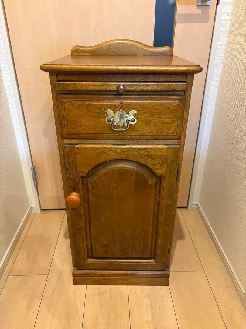 希少　karimoku / カリモク 電話台 FAX台 レトロ　アンティーク