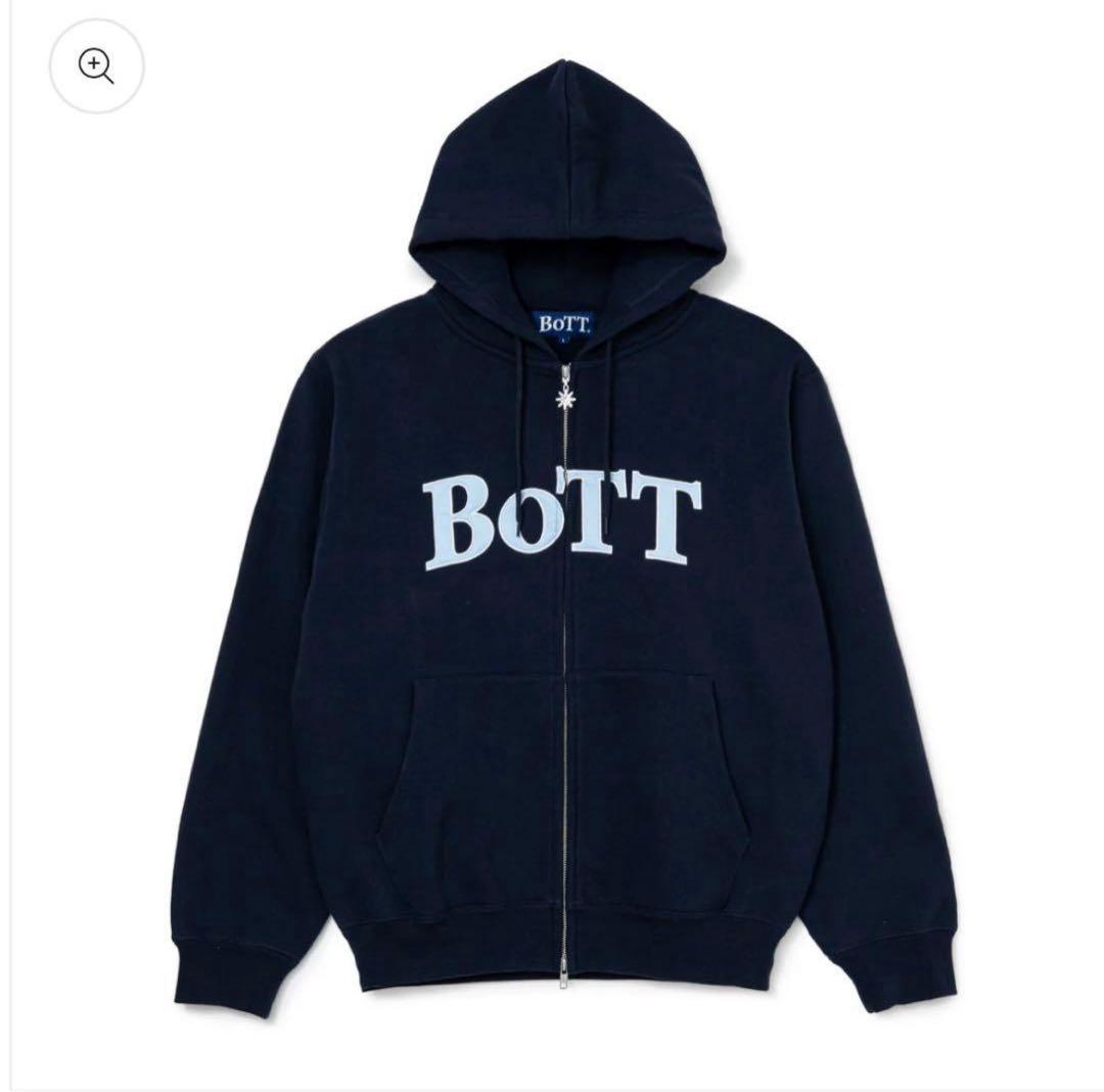 BoTT OG Logo Zip Hoodie Navy M BoTT パーカー
