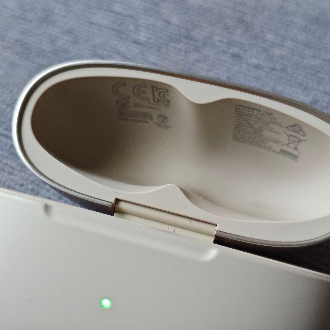 【最終値下げ】Shokz OpenDots ONE 充電ケース　グレー シルバー