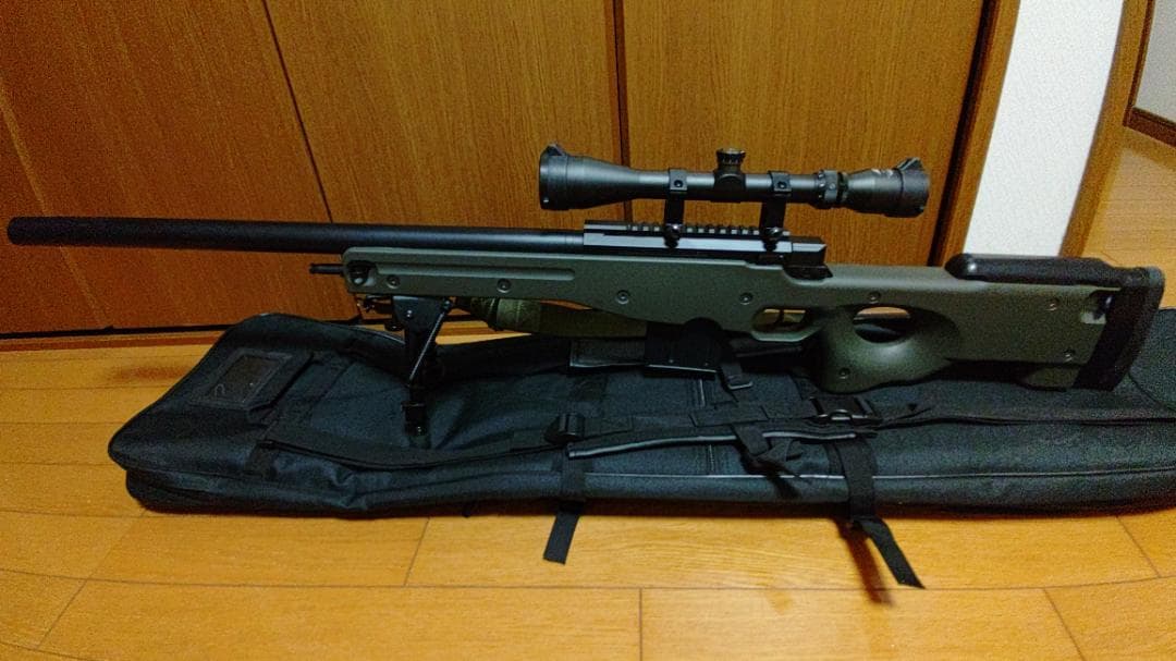 スナイパーライフル オリーブドラブ スコープ付き