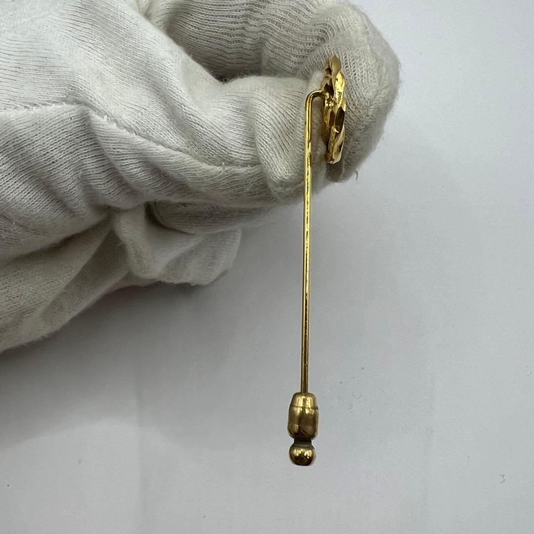 【極美品】シャネル ピンブローチ ココマーク ゴールド サークル