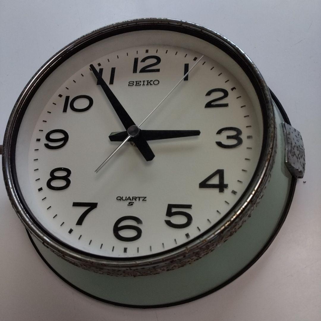 【SEIKO】セイコー　掛け時計　バス　レトロ　クォーツ