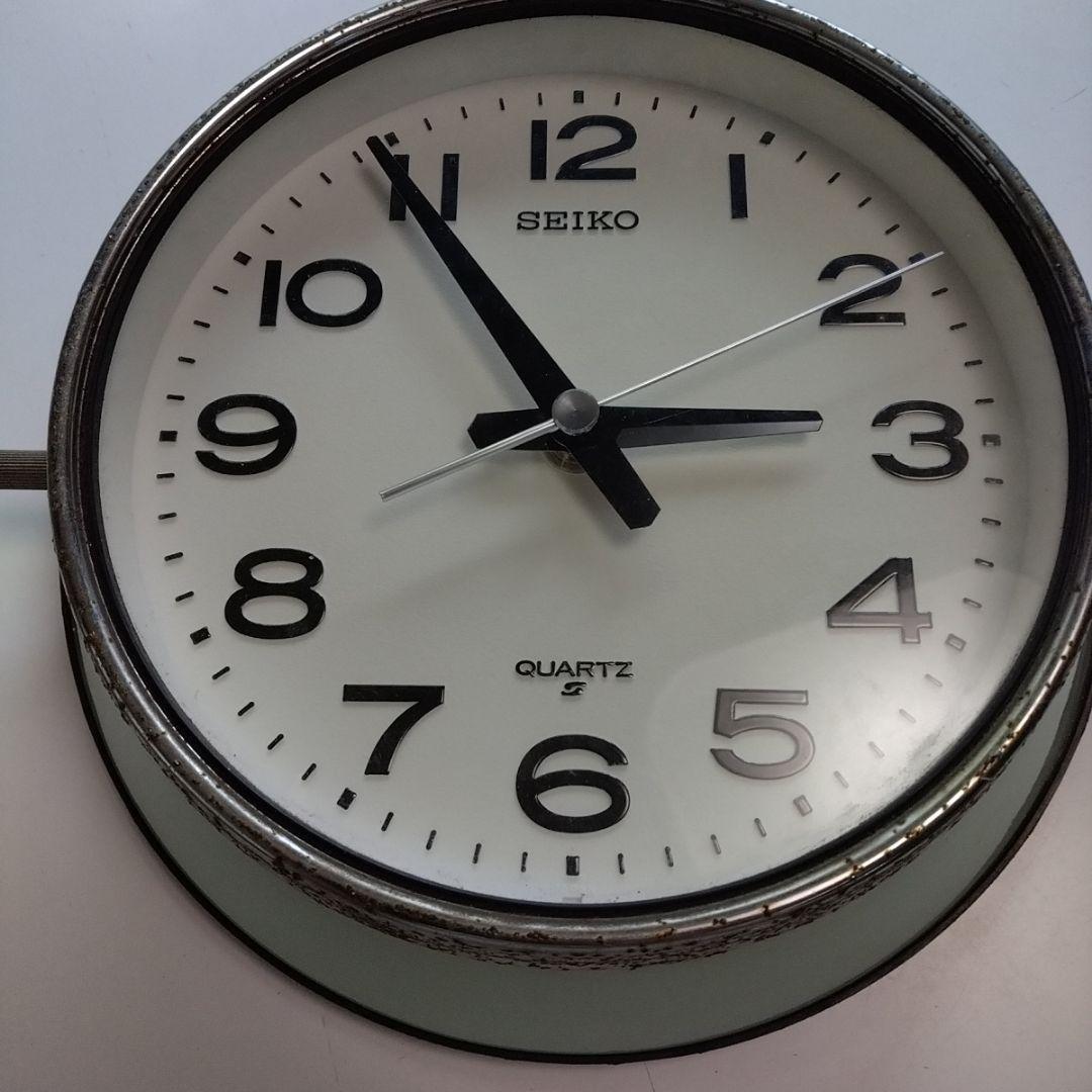 【SEIKO】セイコー　掛け時計　バス　レトロ　クォーツ