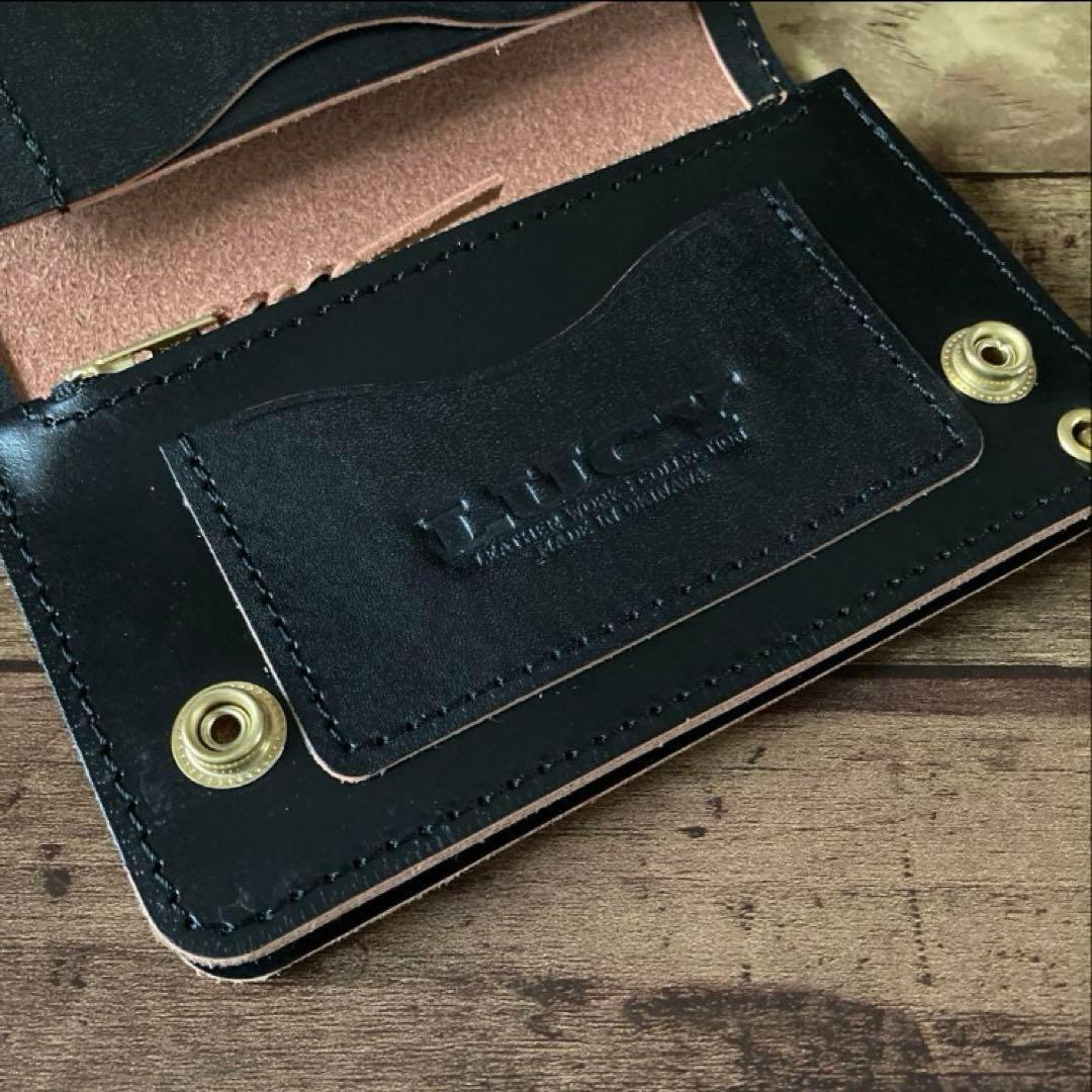 【13oz】トラッカーウォレット150（ミドル）【お札を折らずに収納】