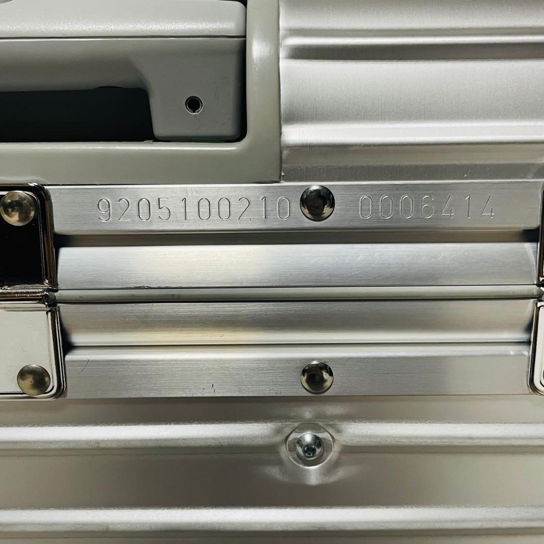 未使用級★RIMOWA パイロットトロリー　2輪　シルバー　TOPAS 36L