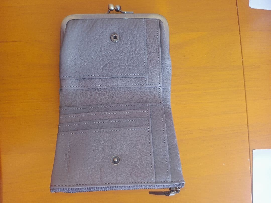 TSUCHIYA KABAN 二つ折り財布 トーンオイルヌメ