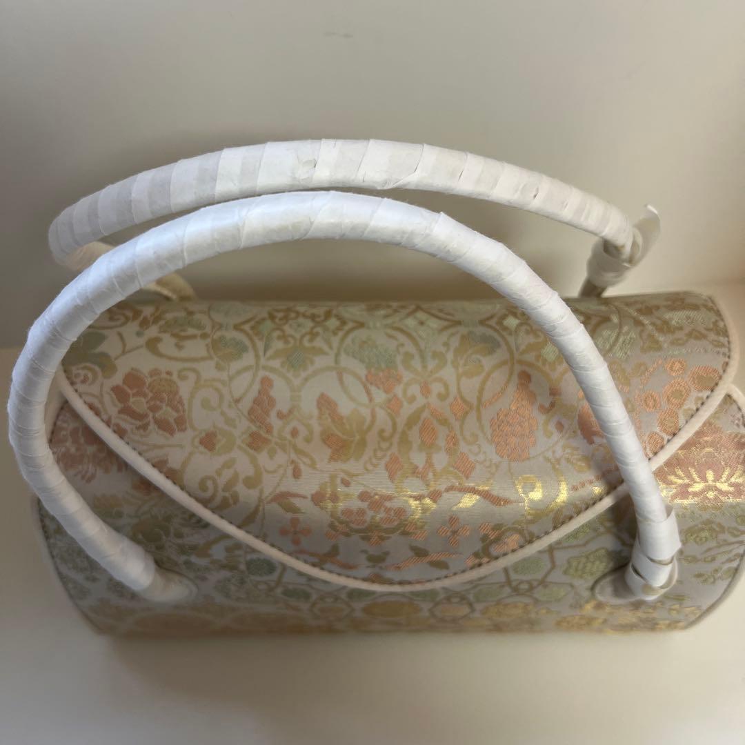 【新品未使用】和装用　利休バッグ　綺麗な色　横幅長めで便利