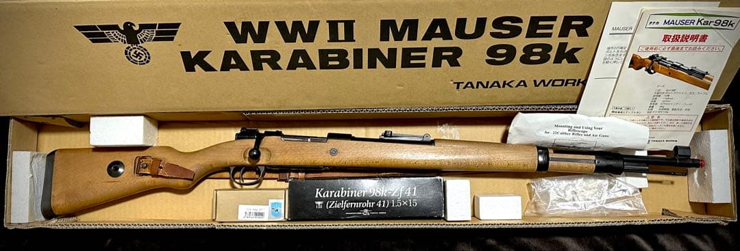 タナカワークス MAUSER KARABINER 98k モーゼル ガスライフル
