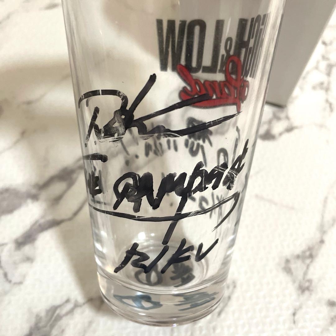 THE RAMPAGE riku サイン HiGH&LOW グラス 新品未使用
