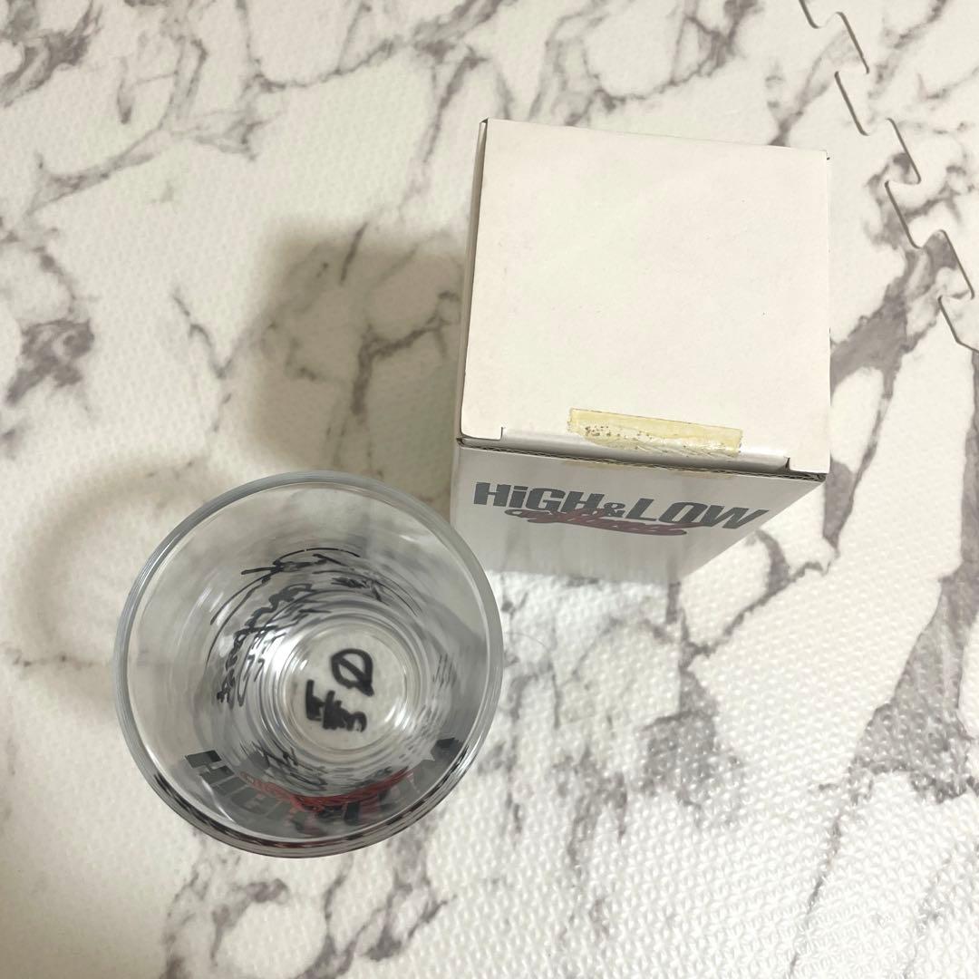 THE RAMPAGE riku サイン HiGH&LOW グラス 新品未使用