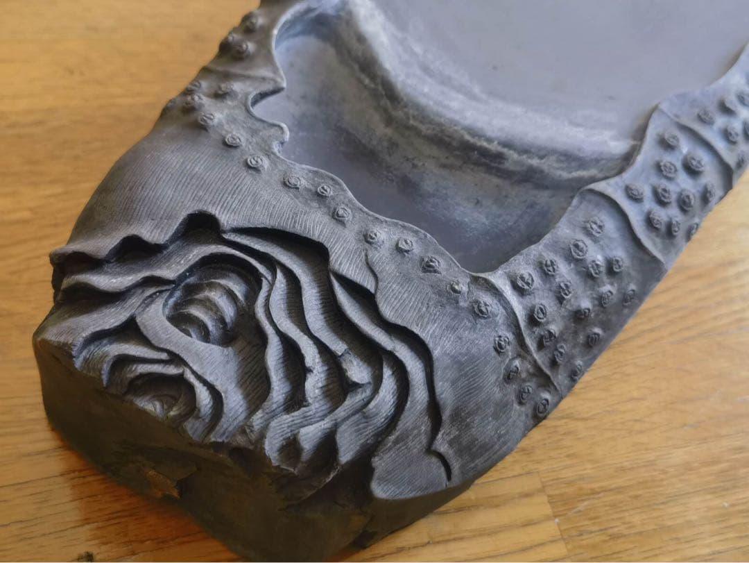 端渓硯　特大　長36cm