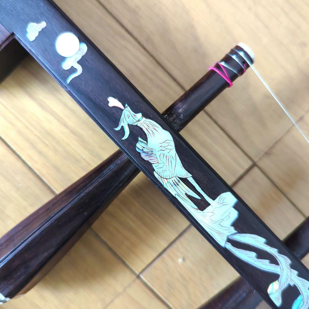 胡涵柔製作20 明清老紅木 未使用 螺鈿龍、鳳凰