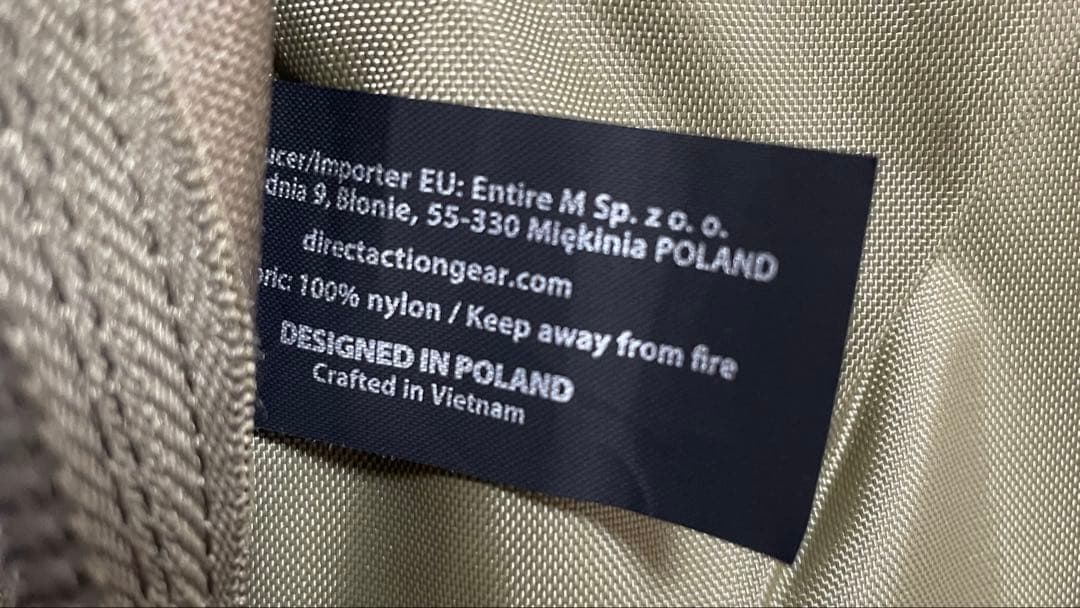 【DIRECT ACTION】DRAGON EGG MK Ⅱ バックパック